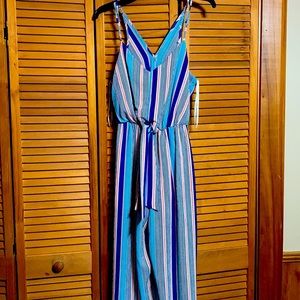 Long jumpsuit spaghetti straps